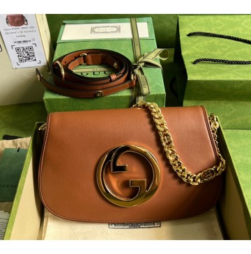 Gucci Blondie Shoulder Bag GU699268-brown