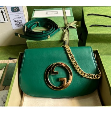 Gucci Blondie Shoulder Bag GU699268-green