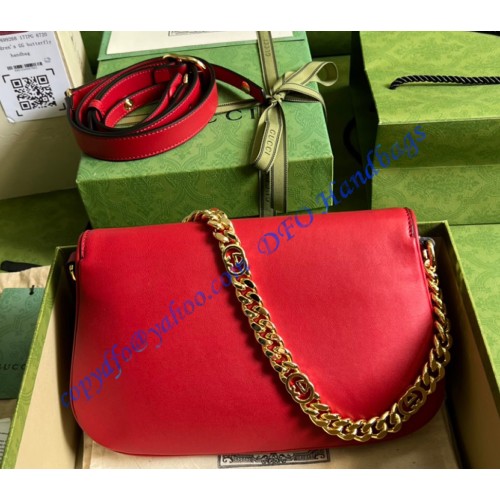 Gucci Blondie Shoulder Bag GU699268-red – LuxTime DFO Handbags