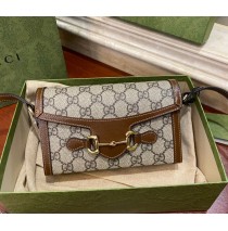 Gucci Horsebit 1955 Mini Bag GU699296CA-brown