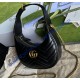Gucci GG Marmont Half-Moon-Shaped Mini Bag GU699514-black