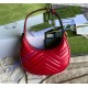 Gucci GG Marmont Half-Moon-Shaped Mini Bag GU699514-red