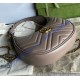 Gucci GG Marmont Half-Moon-Shaped Mini Bag GU699514-tan