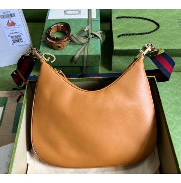 Gucci Attache Medium Shoulder Bag GU702823L-brown