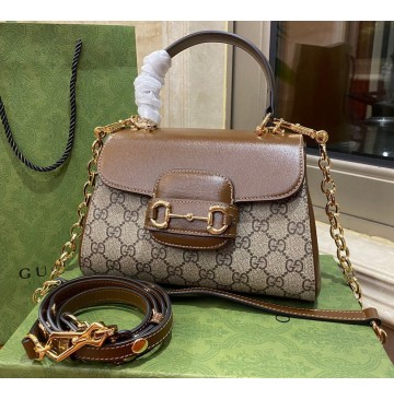 Gucci Horsebit 1955 Mini Bag GU703848CA-brown