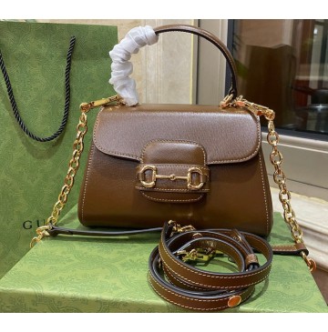 Gucci Horsebit 1955 Mini Bag GU703848L-brown