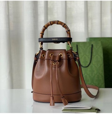 Gucci Diana Mini Bucket Bag GU724667-brown