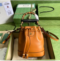 Gucci Diana Mini Bucket Bag GU724667-camel