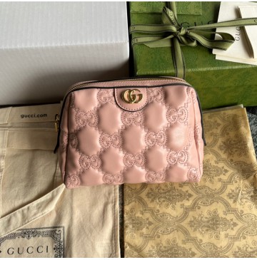 Gucci GG Matelasse Beauty Case GU726047-pink