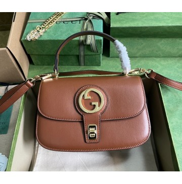 Gucci Blondie Top Handle Bag GU735101-brown