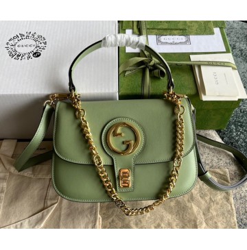 Gucci Blondie Top Handle Bag GU735101-light-green