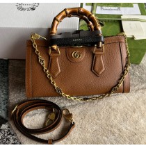 Gucci Diana Small Shoulder Bag GU735153-brown