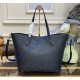 Louis Vuitton Mahina Leather Blossom MM M21851-black