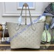 Louis Vuitton Mahina Leather Blossom MM M21851-light-gray