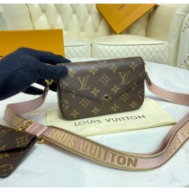 Louis Vuitton Monogram Felicie Strap & Go M80091-pink