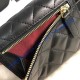 Chanel Quilted Tri-Fold Wallet in Lambskin CW82288-A-black