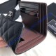 Chanel Quilted Tri-Fold Wallet in Caviar Leather CW82288-BB-black