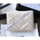 Gucci GG Marmont Card Case Wallet GU-W466492-white