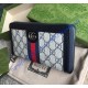 Gucci Ophidia GG Zip Around Wallet GU-W523154-blue