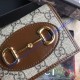 Gucci Horsebit 1955 card case wallet GU-W621887C-brown