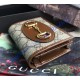 Gucci Horsebit 1955 card case wallet GU-W621887C-brown