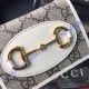 Gucci Horsebit 1955 card case wallet GU-W621887C-cream