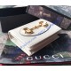 Gucci Horsebit 1955 card case wallet GU-W621887L-cream