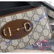 Gucci Horsebit 1955 Zip Around Wallet GU-W621889C-brown