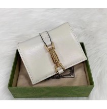 Gucci Jackie 1961 card case wallet GU-W645536L-cream