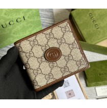 Gucci Wallet With Interlocking G GU-W671652-brown