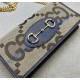 Gucci Horsebit 1955 wallet with chain GU621892C-brown