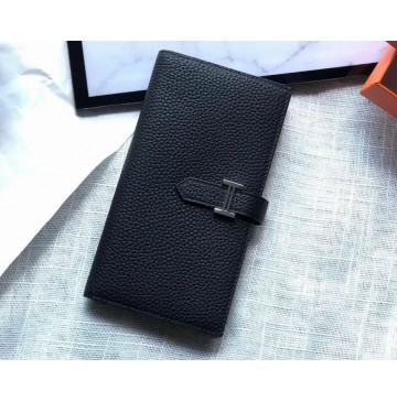Hermes Bearn Long Wallet HW208 black