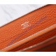Hermes Azap long wallet HW309 orange