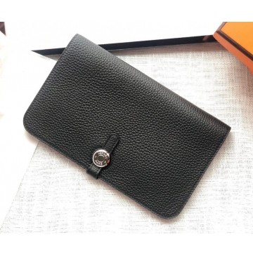 Hermes Dogon Combined Wallet HW508 black