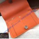 Hermes Dogon Combined Wallet HW508 orange