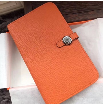 Hermes Dogon Combined Wallet HW508 orange