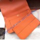 Hermes Dogon Combined Wallet HW508 orange