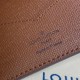 Louis Vuitton Monogram Canvas Passport Cover M62089-brown