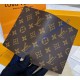 Louis Vuitton Monogram Canvas Passport Cover M62089-purple