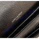 Saint Laurent Cassandre Matelasse Large Flap Wallet in Grain De Poudre Embossed Leather YW372264-C