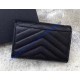 Saint Laurent Cassandre Matelasse Small Envelope Wallet In Lambskin YW414404-B