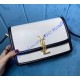 Saint Laurent Solferino Medium In Box Leather YSL634305-white-black