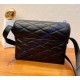 Saint Laurent June Box Bag In Quilted Lambskin YSL710080-black