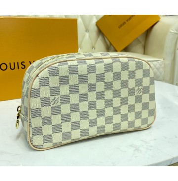 Louis Vuitton Damier Azur Toiletry Kit N47527-white