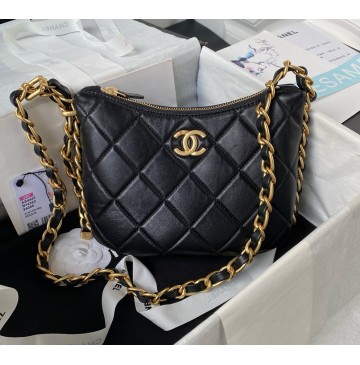 Chanel Hobo Handbag C4443-black