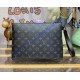 Louis Vuitton Monogram Eclipse Takeoff Pouch M40505-black