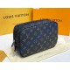 Louis Vuitton Monogram Eclipse Toilette Pouch GM M43383