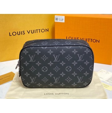 Louis Vuitton Monogram Eclipse Toilette Pouch GM M43383