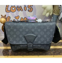 Louis Vuitton Monogram Eclipse Montsouris Messenger M46685-black