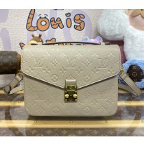 Louis Vuitton Monogram Empreinte Pochette Metis M41487-gray